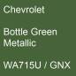 Preview: Chevrolet, Bottle Green Metallic, WA715U / GNX.